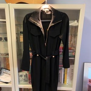 Black and gold Maje silk jumpsuit